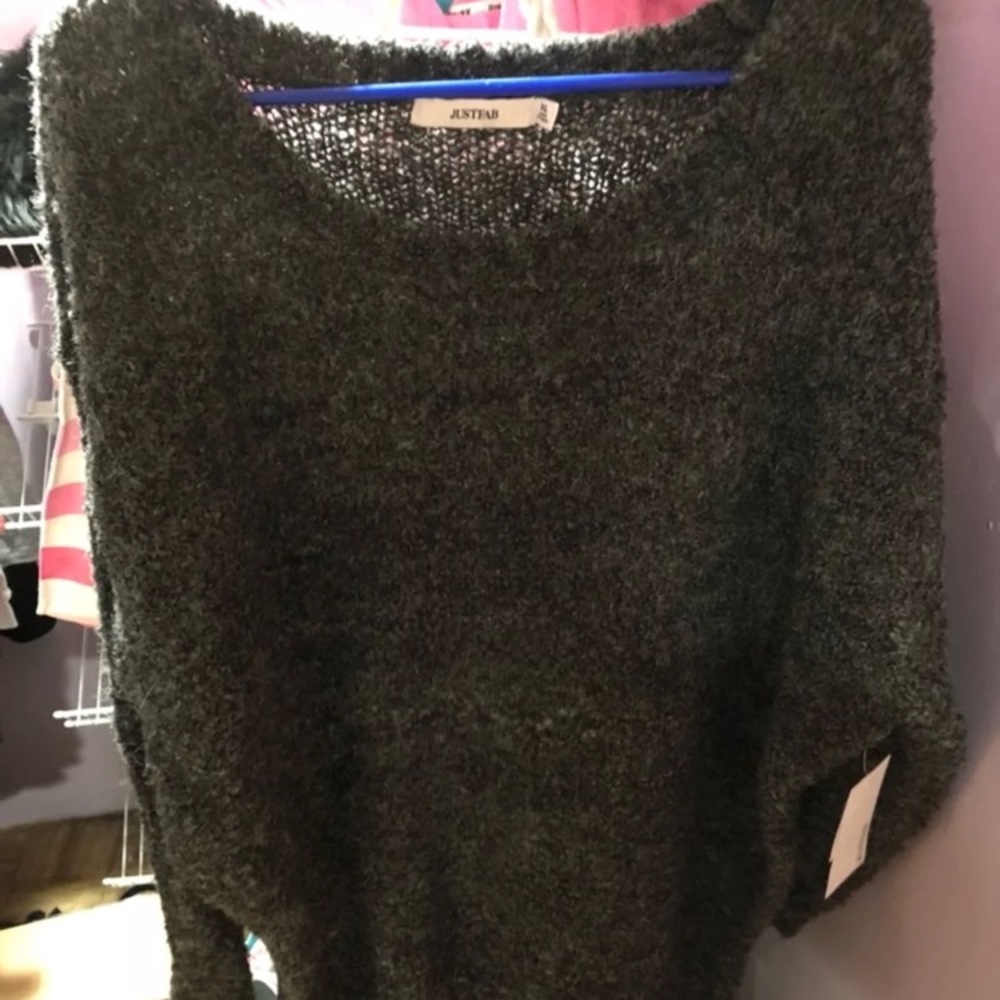 Long oversized comfy sweater